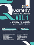 Quarterly Current Affairs 2022 Vol. 1  January To March For Competitive Exams With Video Ecourse 6Th Edition