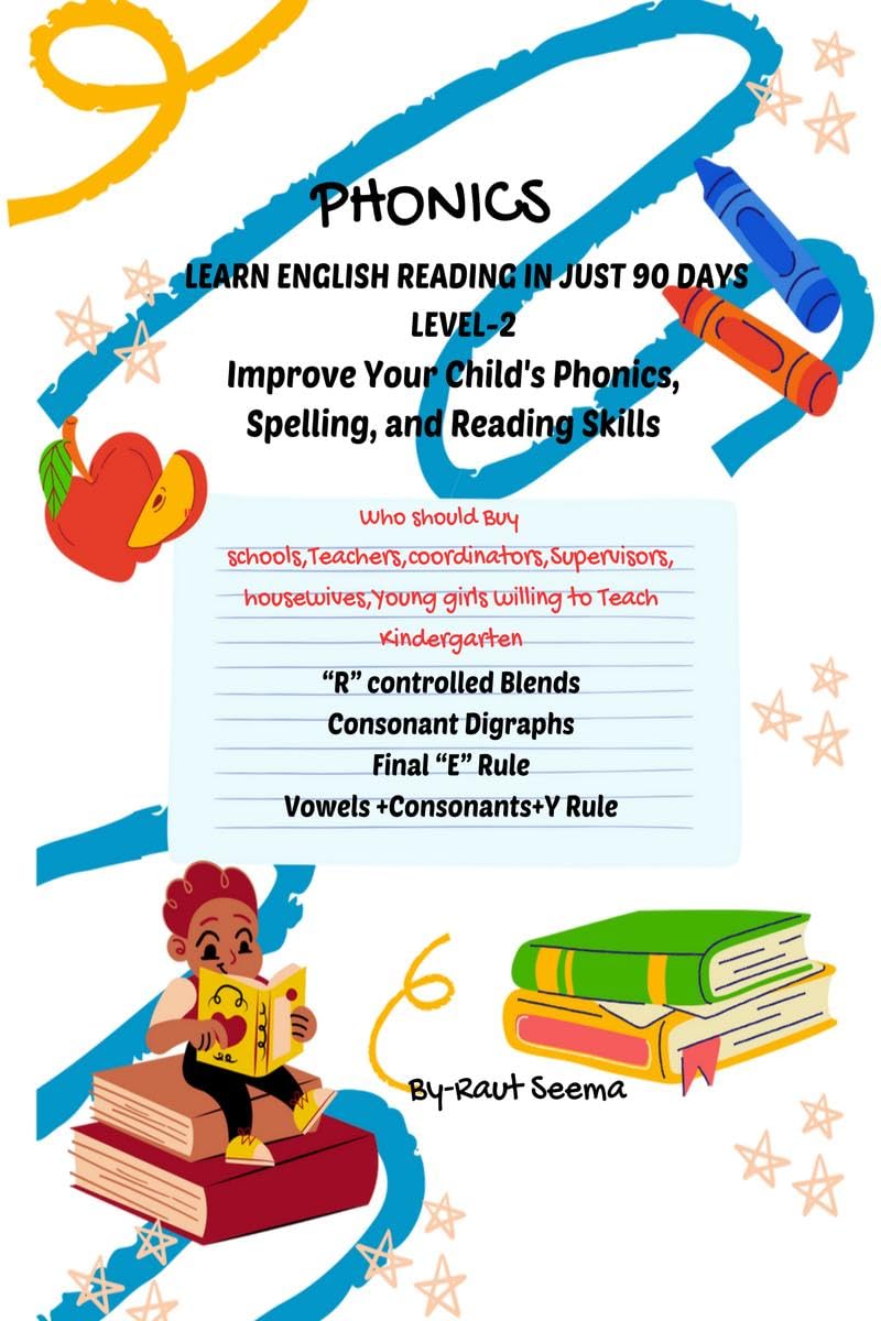 PHONICS: LEARN ENGLISH READING IN JUST 90 DAYS Level2