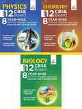 Physics, Chemistry & Biology Class 12 Cbse Board 8 YearWise (2013  2020) Solved Papers Powered With Concept Notes