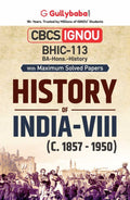Gullybaba IGNOU BA (Honours) 6th Sem BHIC113 History of India VIII (c. 1857  1950) in English