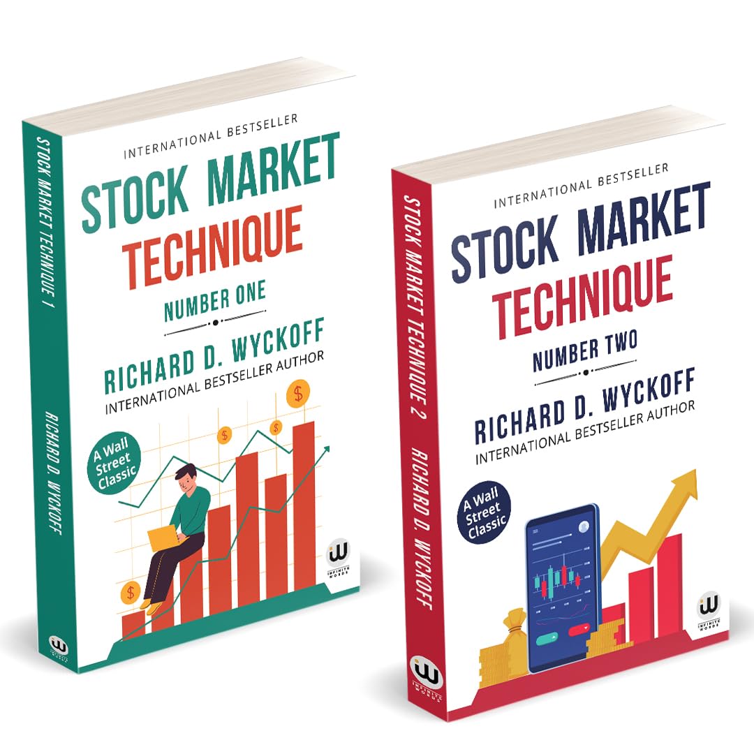 Stock Market Technique Book One | Stock Market Technique Book Two | Richard D. Wyckoff | English Money Books Combo Gift Pack Set
