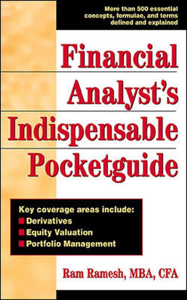 Financial Analysts Indispensable Pocket Guide