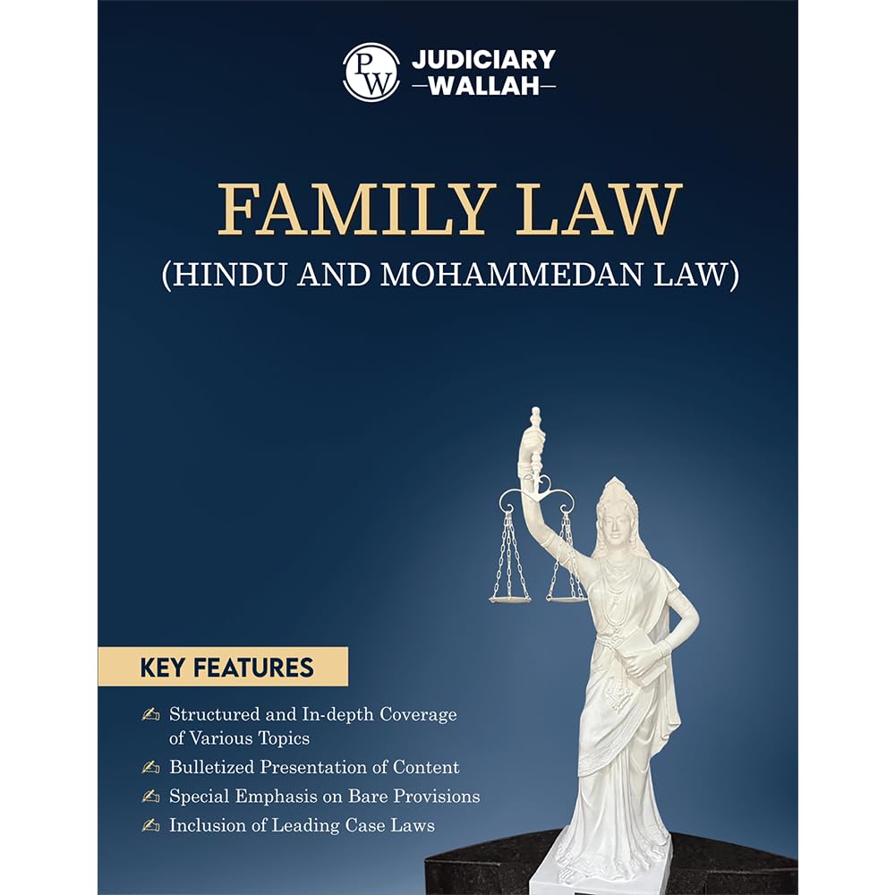 PW Judiciary Family Law | Complete Guide For Judicial Service Exam Prep | Case Laws, Legal Maxim, InDepth Coverage of Key Conce