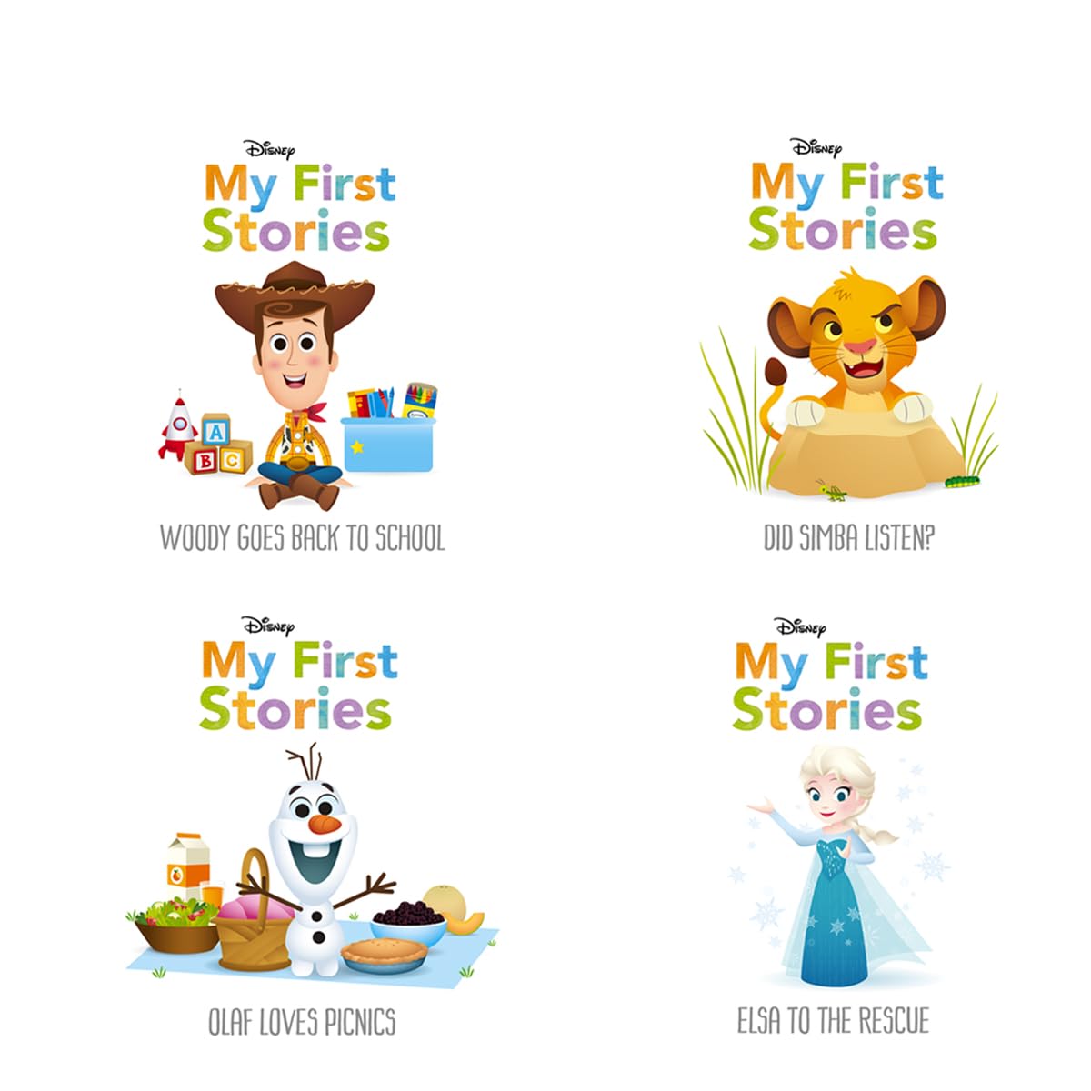 Disney My First Stories for kids (Set of 4 Books) [Hardcover] Parragon Publishing India
