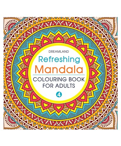 Refreshing Mandala Colouring Book for Adults Book 4 | Intricate Mandala Designs for Mindfulness, Relaxation & Creativity | High 
