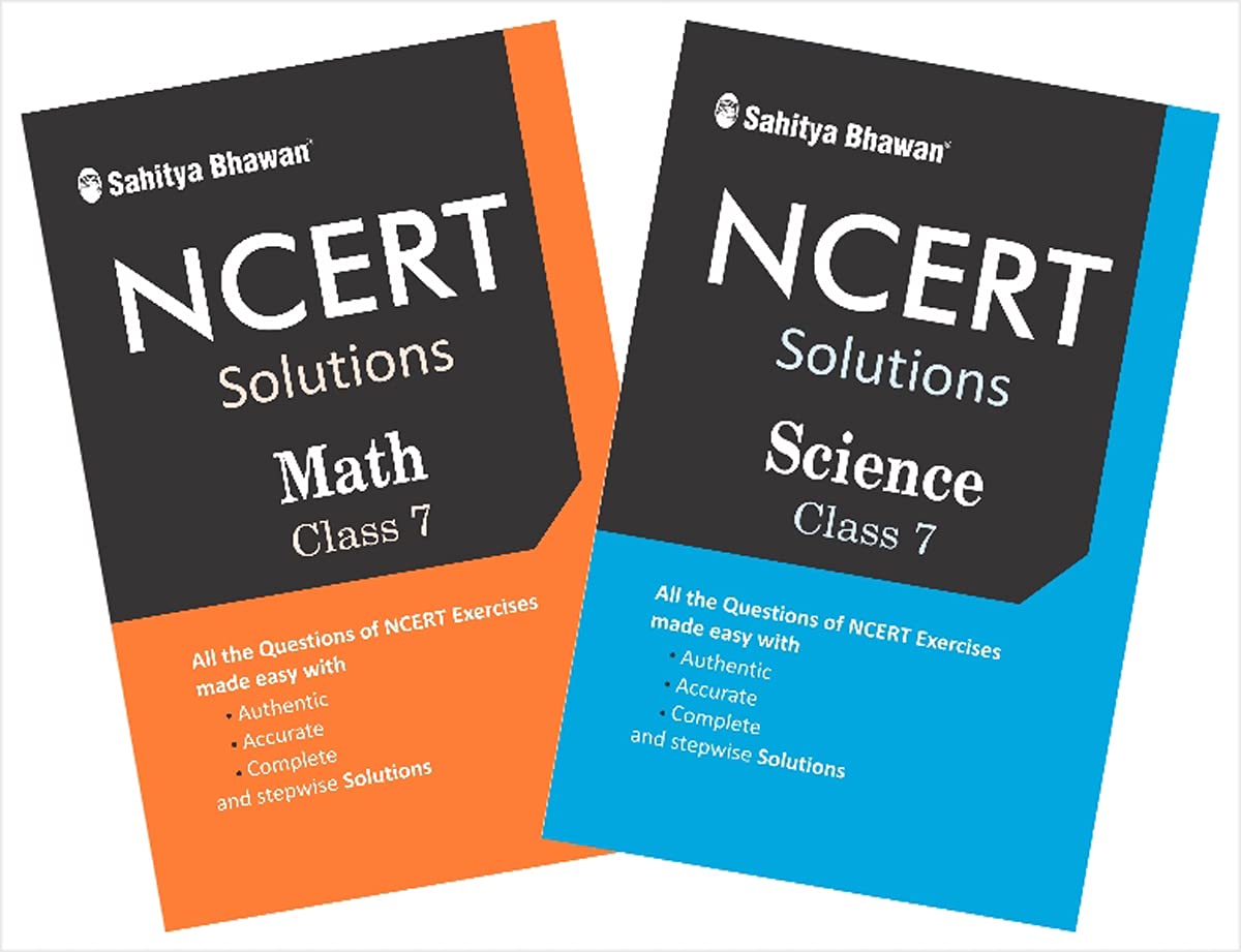 Sahitya Bhawan Combo pack NCERT answers and solutions Science & Maths class 7