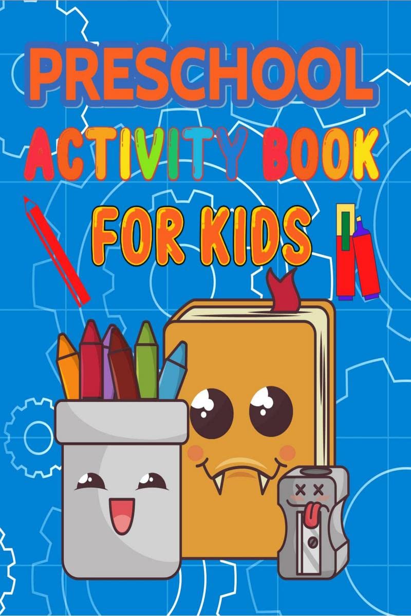 Preschool Activity Book for Kids : Activity Book For Kids Ages 48:Color By Number,Counting,Tracing Words