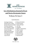 Lex Scholasticus Journal of SocioEconomic Issues (Volume II  Issue I)