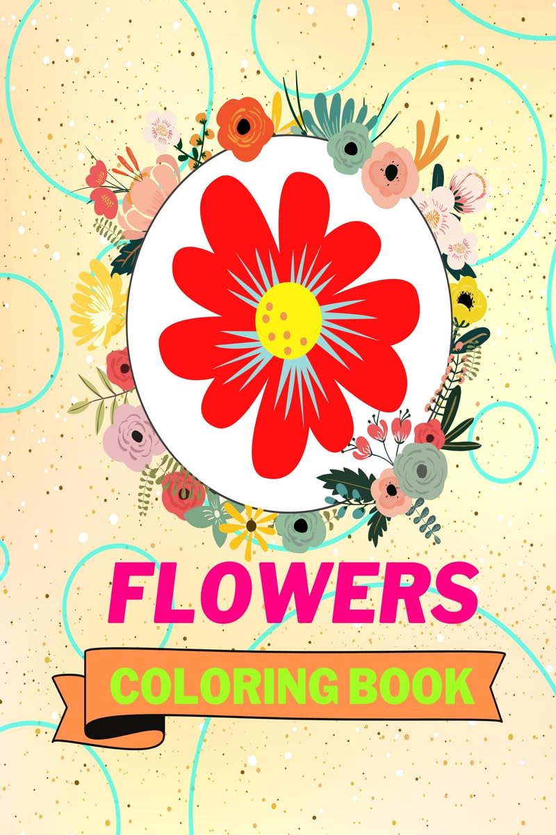 Flowers Coloring Book