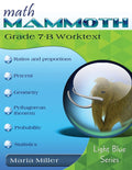 Math Mammoth Grade 7B Worktext