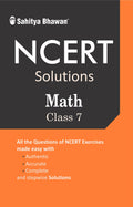 NCERT Solutions Mathematics class 7