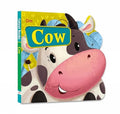 Board Book : Cow ( Animals and Birds)  Cutout Board Books
