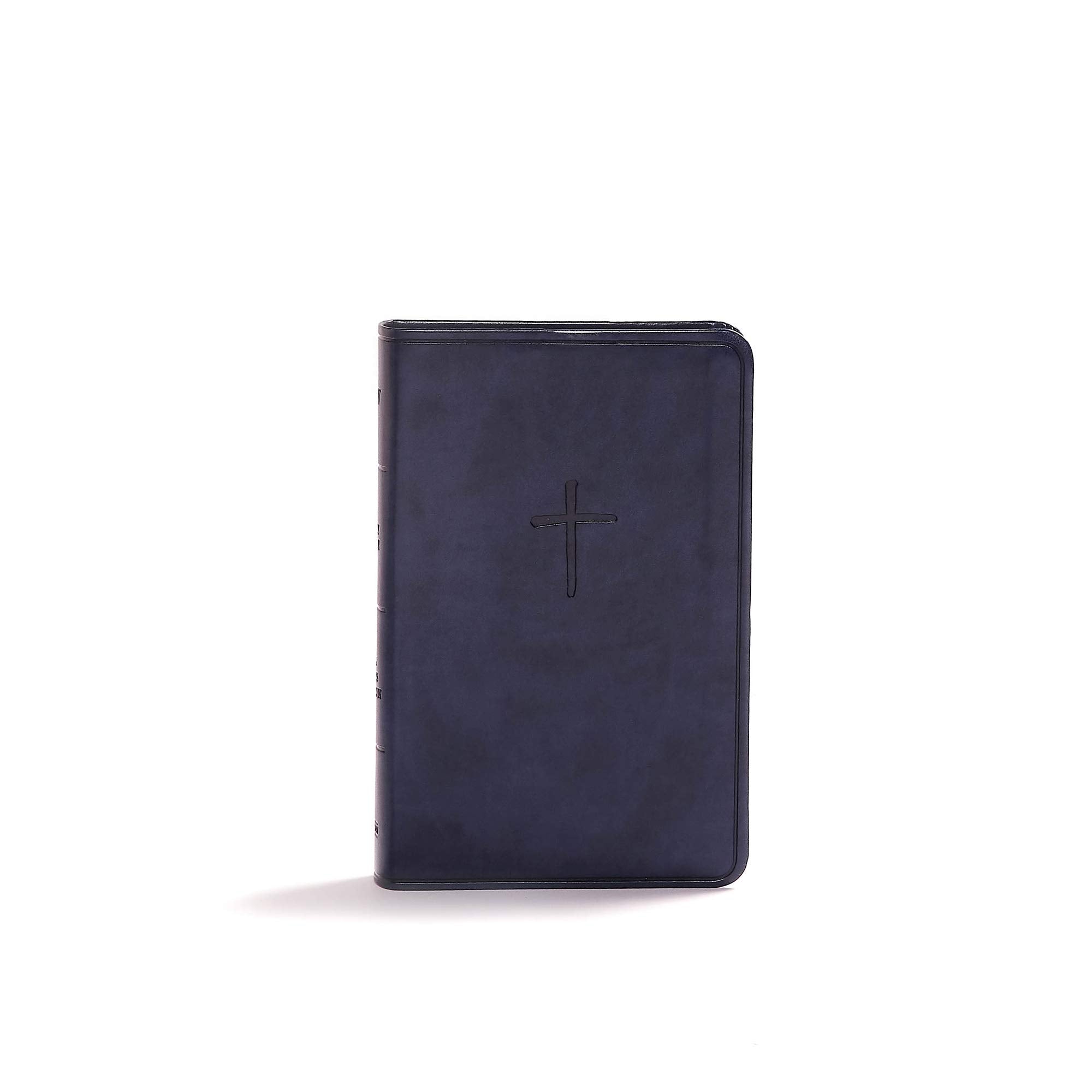 KJV Compact Bible, Value Edition, Navy LeatherTouch, Red Letter, Pure Cambridge Text, Presentation Page, FullColor Maps, Easyt