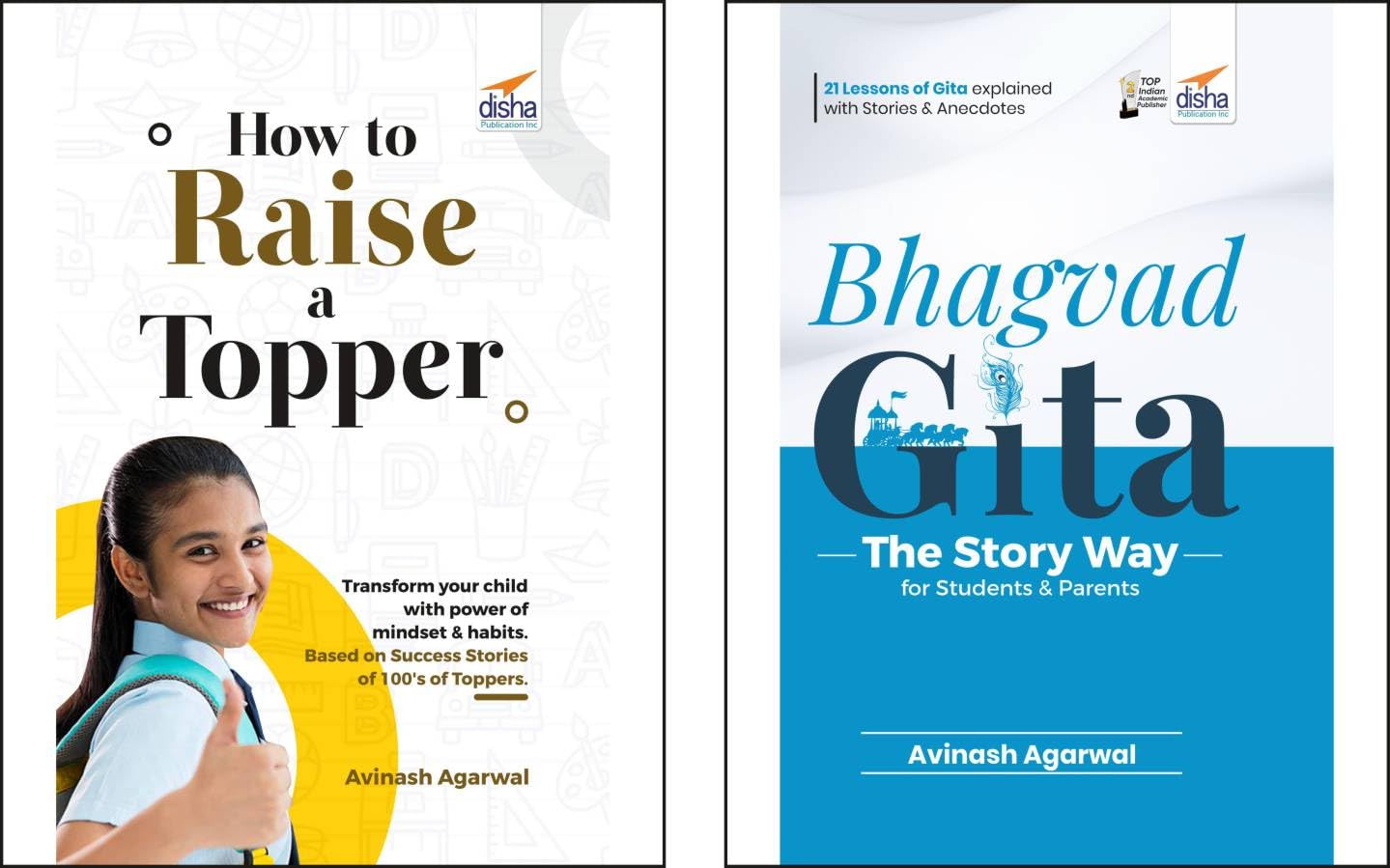 Combo  How To Raise A Topper And Bhagvad Gita  The Story Way For Students & Parents