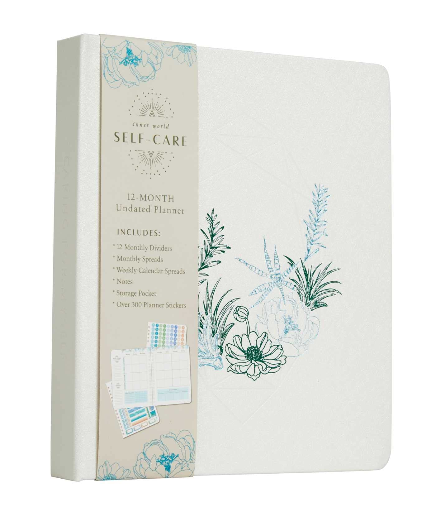 SelfCare 12Month Undated Planner: (Mindfulness Gifts, SelfCare Gifts for Women, Back to School Supplies, Planners With Sticke