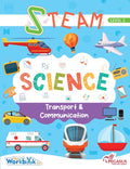Team Pegasus STEAM Science Learning Book for Kids  Level 2, Ages 45, Transport and Communication Activities, Early Science Ski