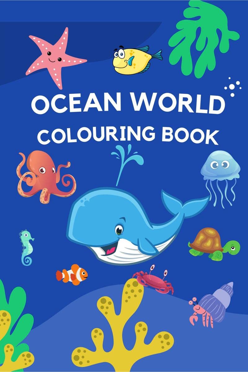 Ocean World Colouring Book