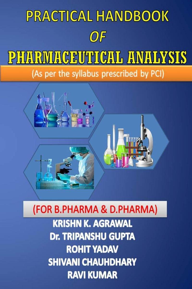 PRACTICAL HANDBOOK OF PHARMACEUTICAL ANALYSIS