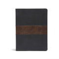 CSB Spurgeon Study Bible, Black/Brown LeatherTouch?, Black Letter, Study Notes, Quotes, Sermons Outlines, Ribbon Marker, Sewn Bi