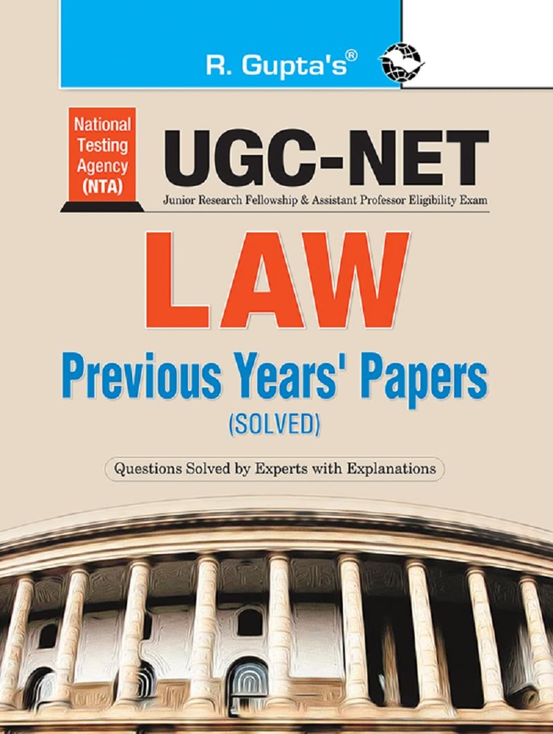 NTAUGCNET/JRF: LAW (Paper I & Paper II) Previous Years Paper (Solved): Previous Years Papers Solved (Popular Master Guide)