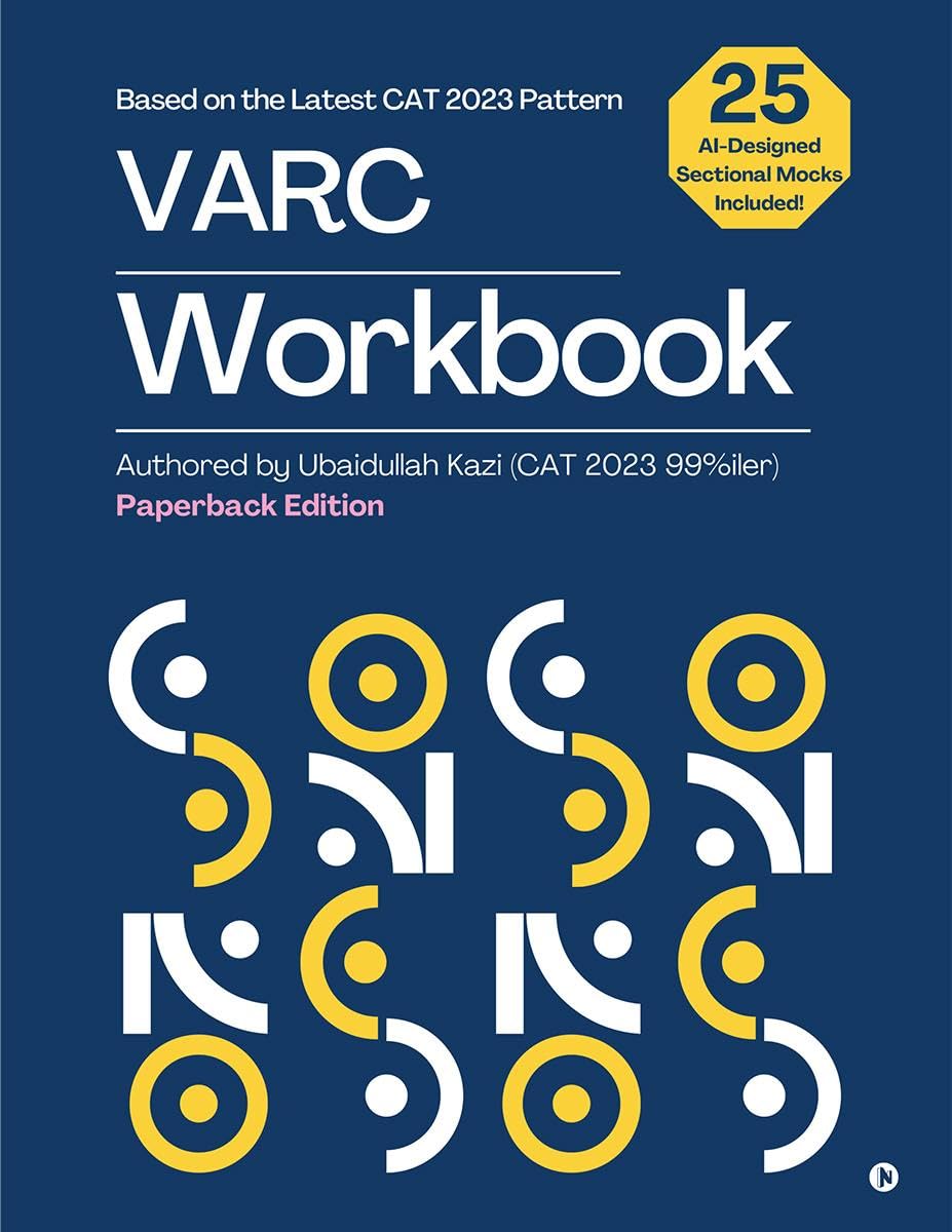VARC Workbook: Based on the Latest CAT 2023 Pattern