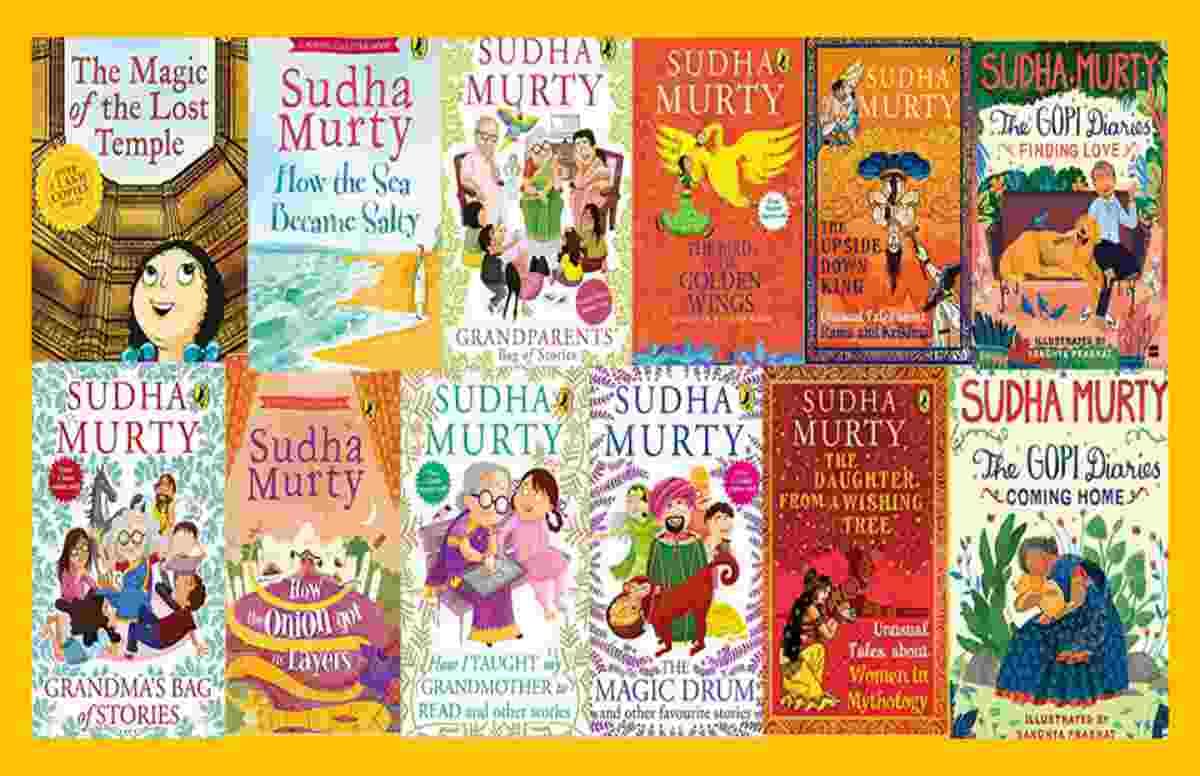 Sudha Murthy Kids Book Set (10 Books) with a Complimentary CD