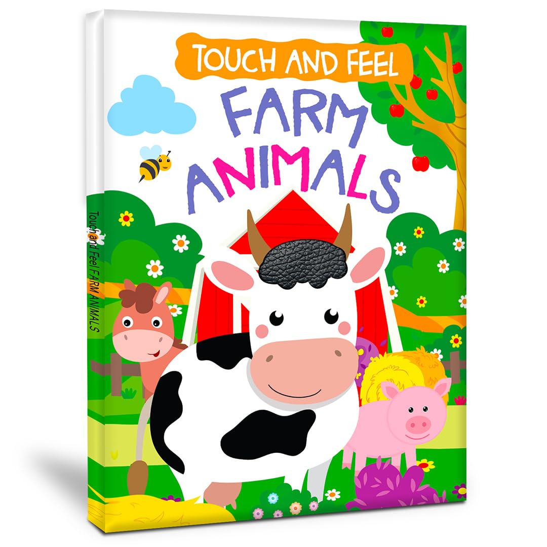 Hello Friend Books Touch and Feel Board Book: Farm Animals Interactive Touch & Feel Book for Kids: Touch And Feel  Farm Animal