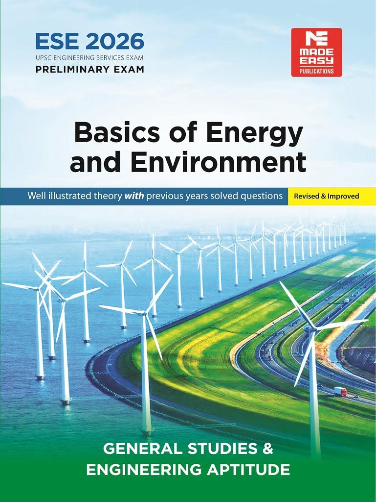 ESE 2026 : Preliminary Exam : Basic Of Energy and Environment | GSPaper I : | UPSC Engineering Services Examination  General S