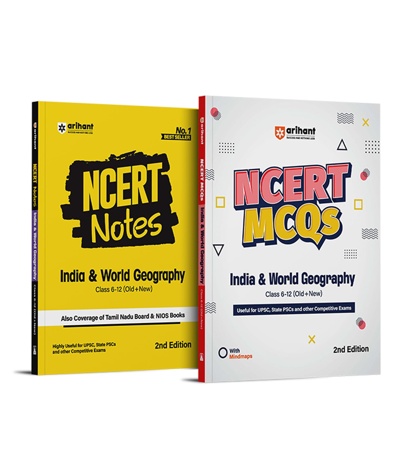 Arihant NCERT Notes and MCQs India & World Geography Book Class 6 to 12 (Old & New) | 2nd Edition,For UPSC, State PSCs, SSC, NDA