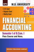Financial Accounting B.Com. I Semester I Pass Course And Hons. (M.D.U.)