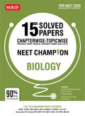 MTG 15 Years NEET Chapterwise Topicwise Previous Years Solved Papers Biology (PYQ Book) With Medical Entrance Exam Questions  N