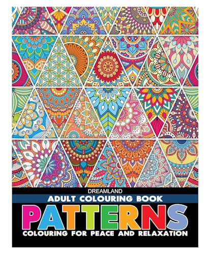 Patterns Adult Colouring Book for Peace & Relaxation | Intricate Designs and Beautiful Motifs for Creative Expression and Stress