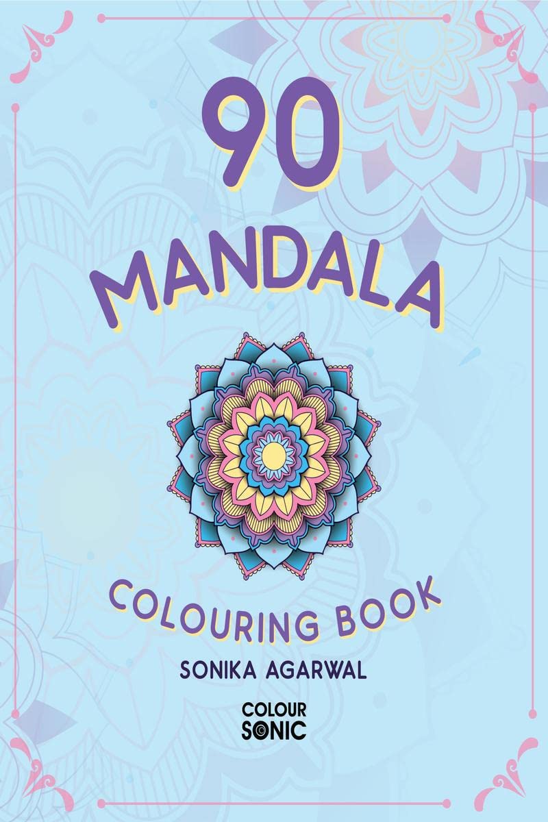 90 Mandala Colouring Book : 90 Decorative and Simple Mandala Colouring Pages | Gift for Kids and Toddlers, Ages 38 | Painting a