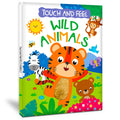 Hello Friend Books Touch and Feel Board Book: Wild Animals Interactive Touch & Feel Book for Kids: Touch And Feel  Wild Animal