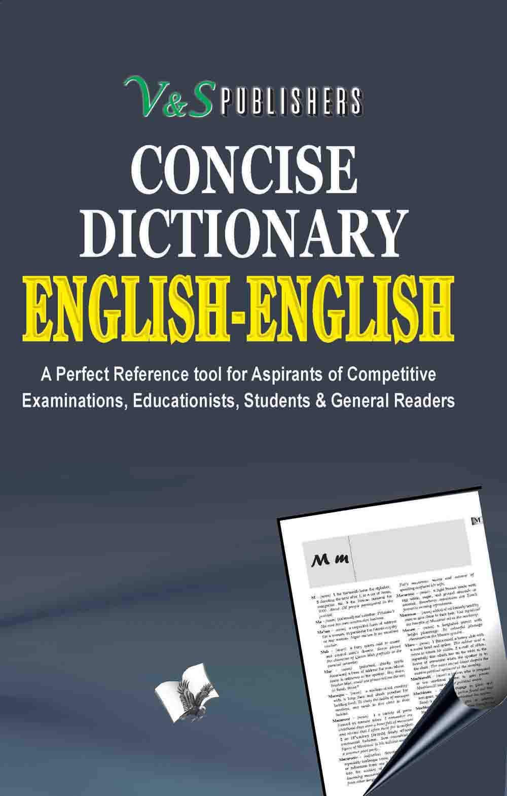 Concise EnglishEnglish Dictionary