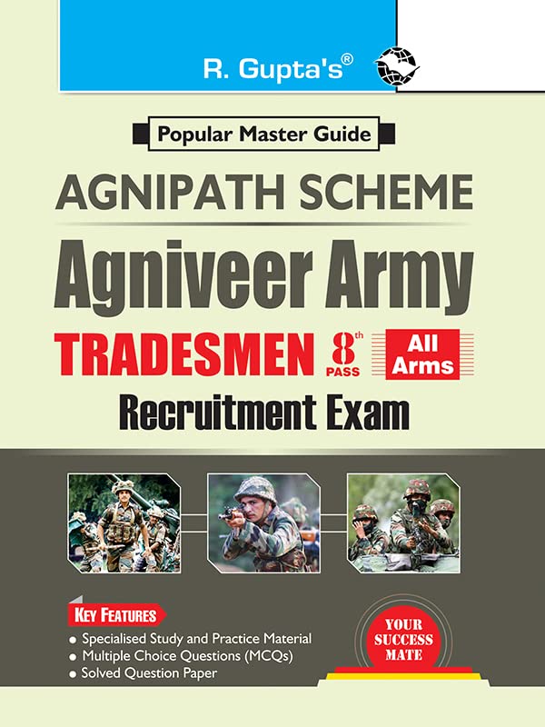Agnipath: AGNIVEER ARMY (Tradesmen  8th Pass) Indian Army Exam Guide