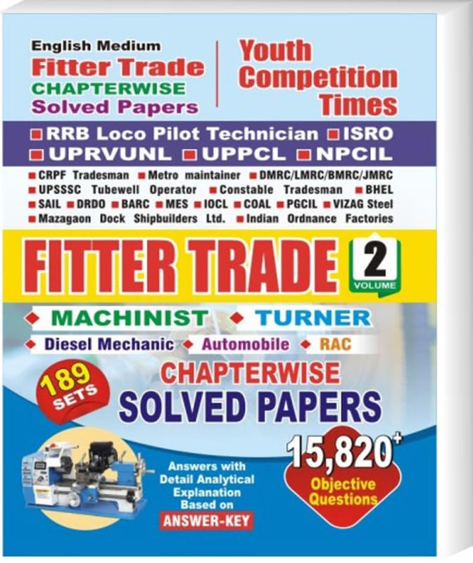 Youth Competition Times ITI FITTER TRADE Volume TWO | ENGLISH MEDIUM