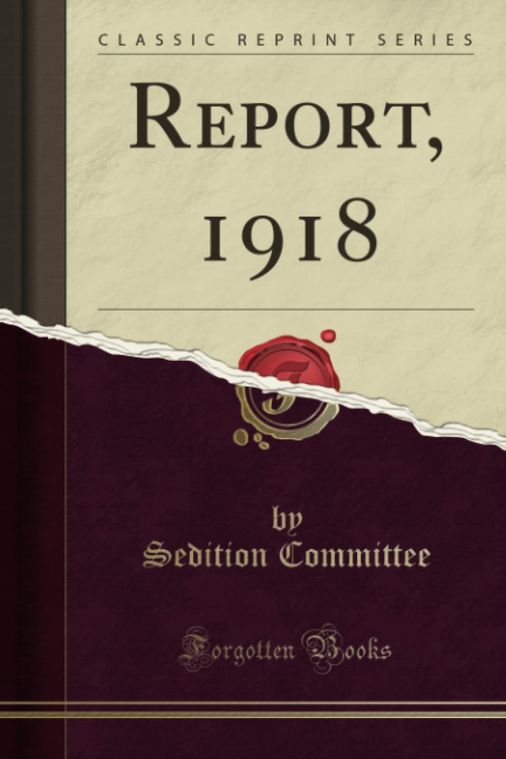 Report, 1918 (Classic Reprint)