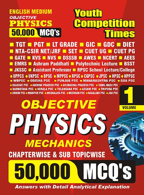202324 TGT/PGT/GIC Physics Mechanics 50,000 MCQ Vol.01 Solved Papers