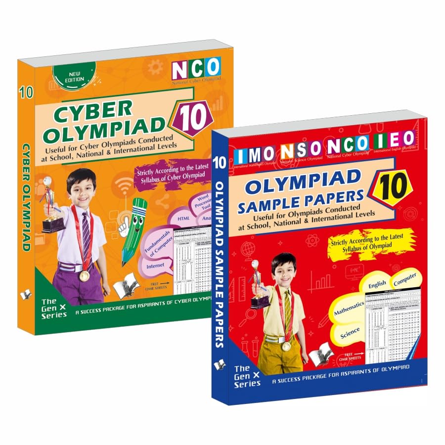 National Cyber Olympiad  Class 10 + Olympiad Sample Paper  Class 10 With OMR Sheets