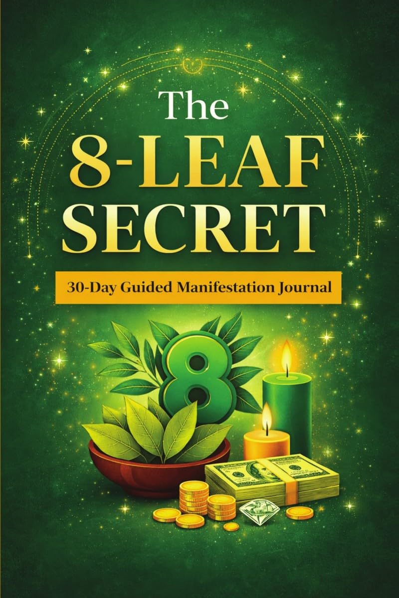 The 8Leaf Secret: A OneDay Wish Ritual & 30Day Manifestation Journal for Abundance, Clarity, and Positive Transformation