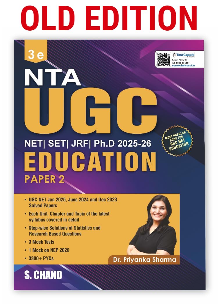 NTA UGC NET Education Paper 2 Book 2025  2026 | NET/SET/JRF/ Ph.D | 3rd Edition | By Dr. Priyanka Sharma | Previous Year Solved