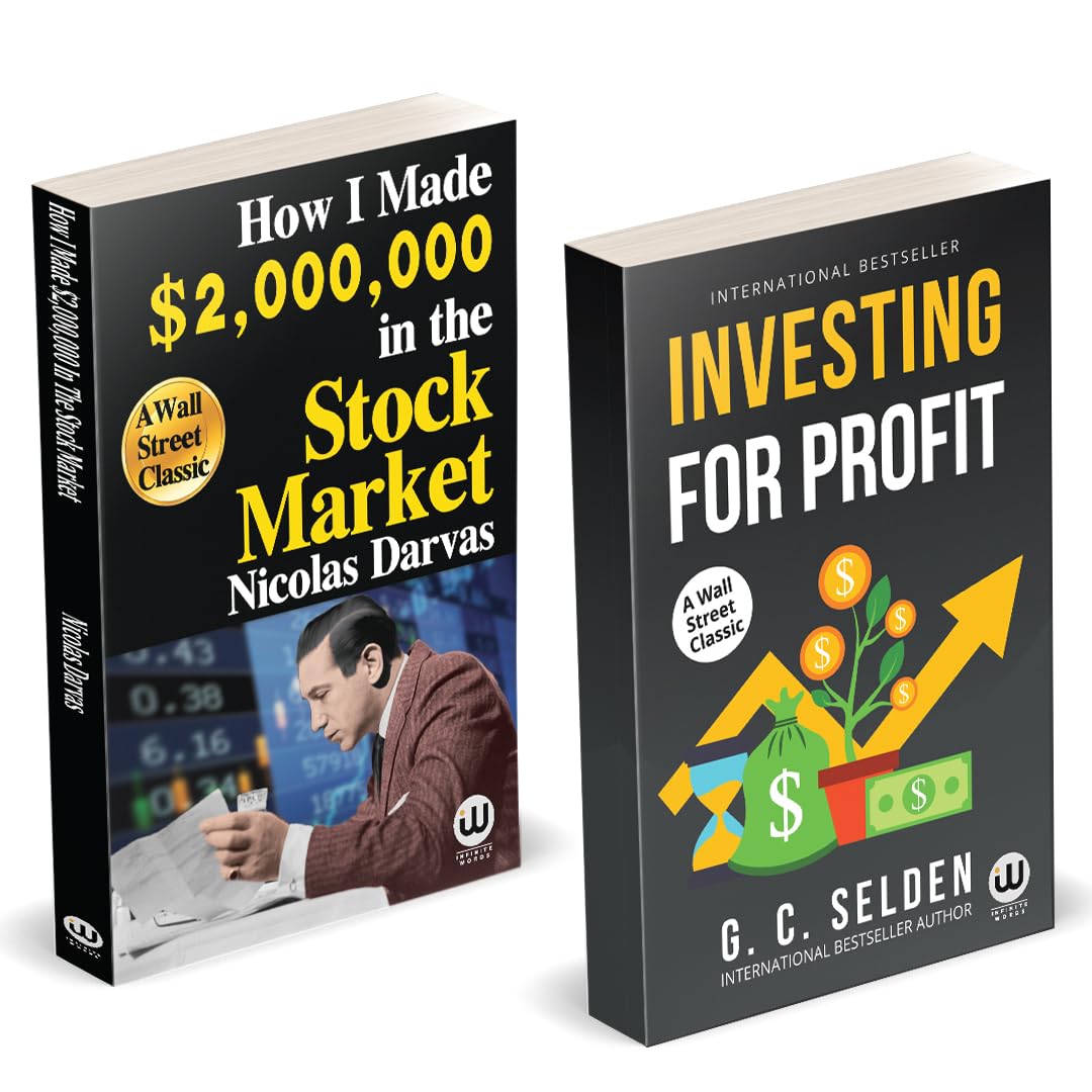 How I Made $ 2,000,000 In The Stock Market | Investing For Profit | Nicolas Darvas Book | G. C. Selden Book | Combo Gift Set Pac