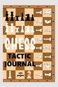 Chess Tactic : Notebook To Plan Strategies, Tactics & Keep Record Of Event, Round, Date, Duration, Tactic Board, ... Notes  Gif