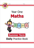 New KS1 Maths Daily Practice Book: Year 1  Summer Term: ideal for catching up at home (CGP KS1 Maths)