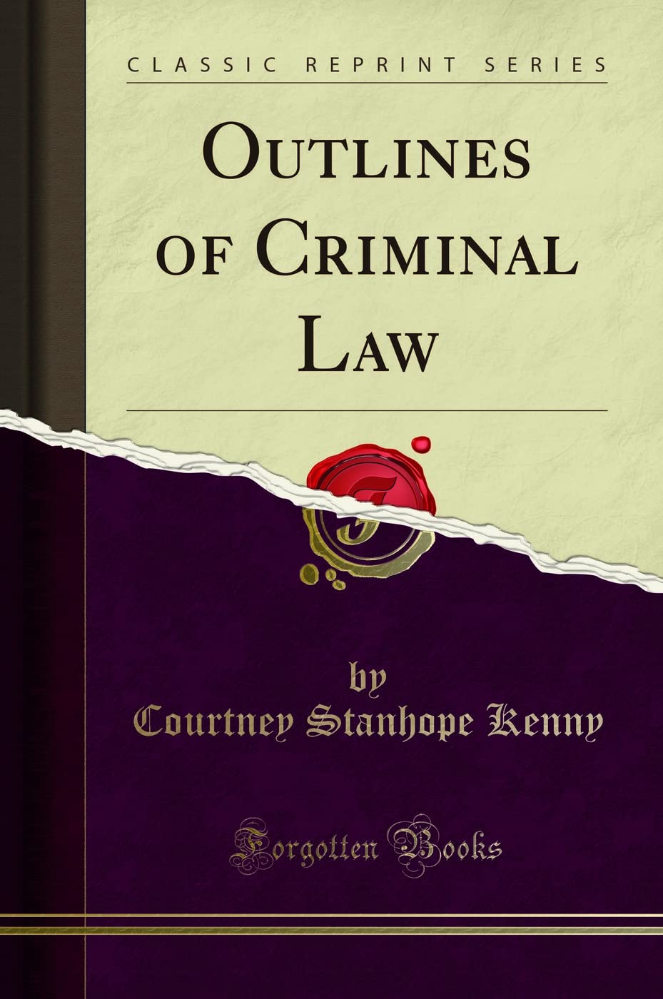 Outlines Of Criminal Law (Classic Reprint)