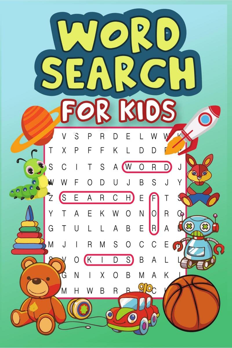 Word Search for Kids: Challenging Search and Find Puzzle Games for Smart Kids