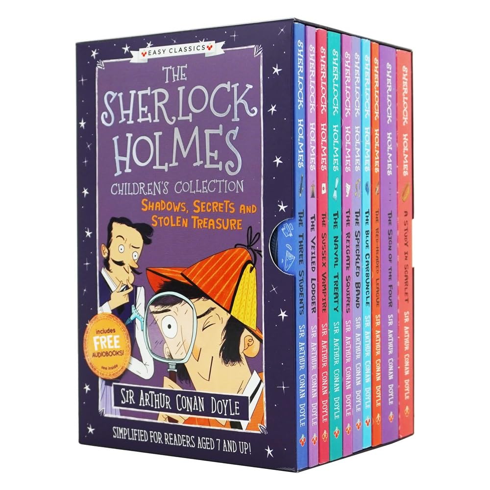The Sherlock Holmes ChildrenS Collection: (Series 1) Shadows, Secrets And Stolen Treasure (Easy Classics): 10 Book Box Set