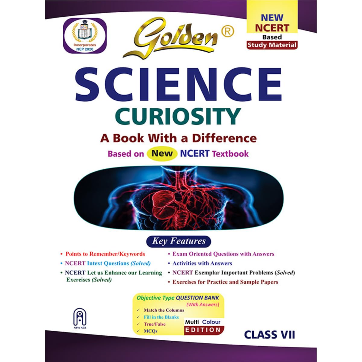 Golden Science Study Material Based On New Ncert Curiosity For Class 7 | For Cbse 2026 Exams |Summary | Solved Ncert Intext Ques