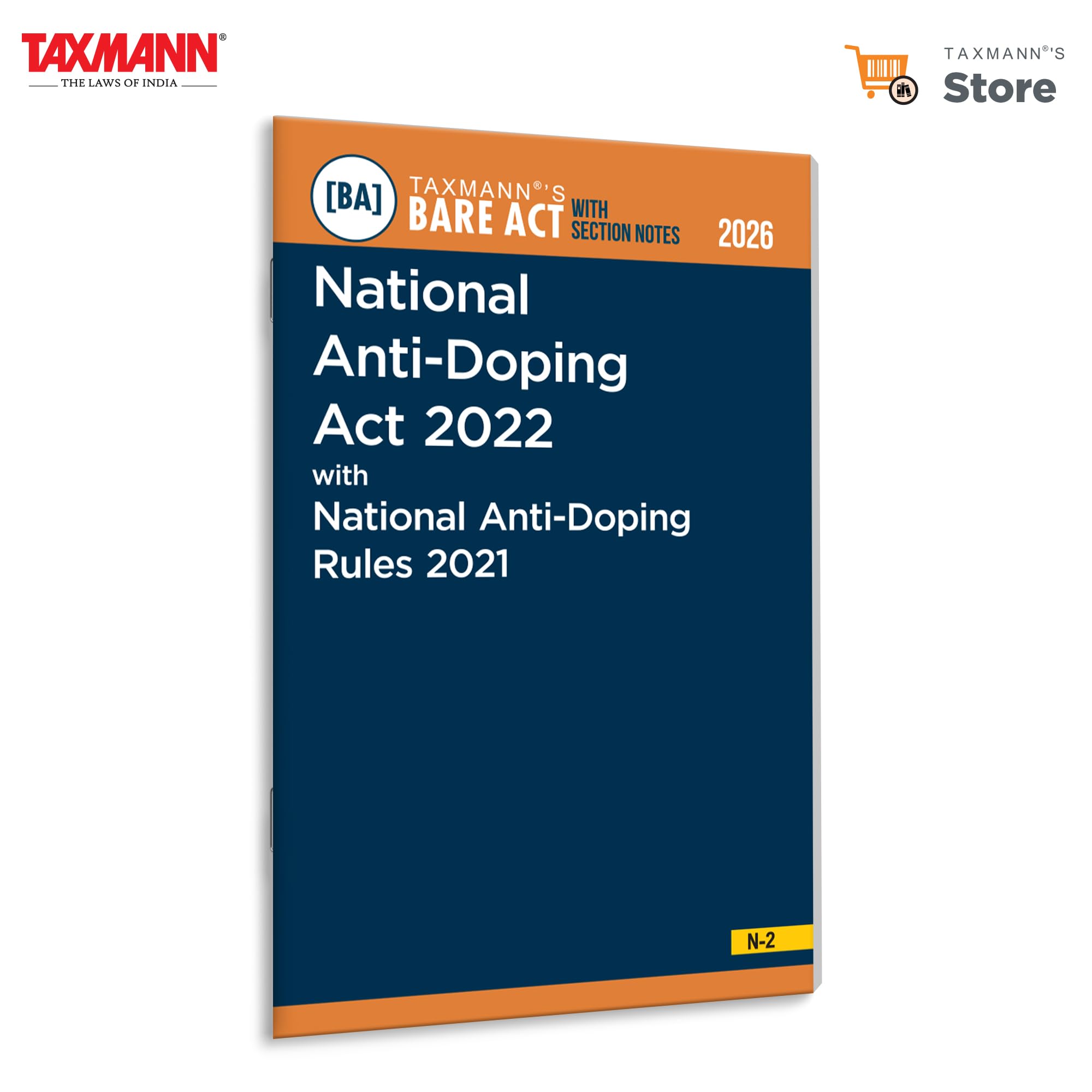 Taxmanns National AntiDoping Act 2022 with National AntiDoping Rules 2021 [Bare Act with Section Notes]  Comprehensive | WA
